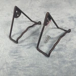 New 2 Pack Small B-37S Plate Wall Hanger Brackets From Achla Designs Bronze Usa. Fixed Price $35.59.