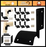 Round Post Fence Brackets - 10 Pack, Durable Rail Connectors For Fencing Project. Fixed Price $54.99.