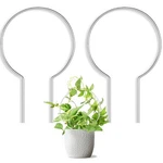 Jettify 2 Pack Round Trellis For Potted Plants Indoor Transparent. Fixed Price $16.11.
