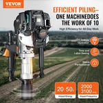 37.77CC Gas-powered Post Driver, Road Improvements. Fixed Price $331.97.