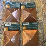 Veranda Copper Post Cap Point Fits 3 5/8 By 422071 Qty New Bag. Fixed Price $24.74.