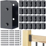 201 Stainless Steel 2" X 4" (actually 3 ") Deck Railing Connec. Fixed Price $125.04.