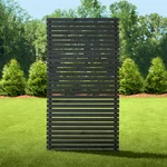 6FT X 3.1FT (1 Panel) No Dig Enclo Aspen Charcoal Wood Privacy Screen, Decor. Fixed Price $207.95.