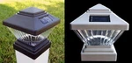 8-PACK Black Or White 4X4 Square Solar Post Cap Pvc Vinyl Deck Fence Led Lights. Fixed Price $98.99.