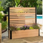 Enclo Privacy Fence Screen EC18006 - 44IN H X 46IN W Vinyl Planter. Fixed Price $259.99.