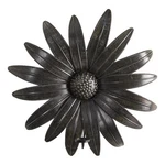 Nearly Natural 30"X30" Brushed Metal Daisy Flower Sconce Candle Holder Wall Art. Fixed Price $124.99.
