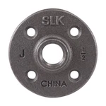 1/2 Inch Black Malleable Iron Floor Flange Pipe Fitting For Home Improvement. Fixed Price $10.99.