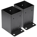 4 Post 2 Pcs,inner Size 3.6"X3.6"DECK Base,heavy Duty Metal Bla.... Fixed Price $36.37.
