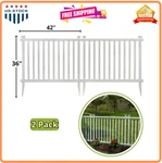 Zippity Outdoor Products ZP19037 No Dig Baskenridge Semi-permanent Vinyl Fence,. Fixed Price $96.41.