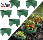 6 Pcs 10 Inch Rings For Outdoor Plants, Protective Garden Edging Border. Fixed Price $31.71.