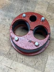 Merrill Cast Iron Well Cap Double Hole, 1-1/4" 1-1/2" New. Fixed Price $25.00.