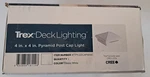 Trex Decking Pyramid Post Lighting Classic White WTPYLEDCAP4X4C. Fixed Price $189.99.