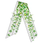 Costway Foldable 2PCS Cucumber Trellis A-frame Plant Supports W/twist Ties Green. Fixed Price $54.99.