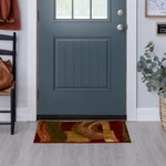 Mohawk Home New Wave Picasso Wine Abstract Accent Area Rug, 1'8"X2'10", Multi. Fixed Price $34.29.