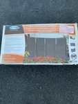 Suncast 4 Freestanding Wicker Resin Panel Outdoor Screen Enclosure, Brown, 23". Fixed Price $80.00.