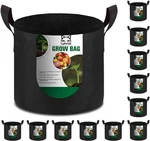 12-PACK 3 Grow Bags Heavy Duty Thickened Nonwoven Gallon, Black. Fixed Price $20.41.