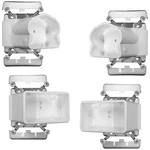 Veranda White Angle Bracket Kit Pack Polycomposite Railing Adjustable 45 Deg. Fixed Price $27.95.