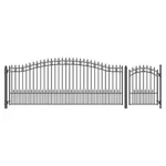 Aleko Steel St. Louis Style Single 16' Driveway Gate With Pedestrian. Fixed Price $3099.00.