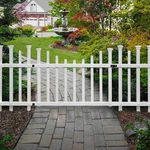 No Dig Zippity Washington 2.5FT X Vinyl Picket Fence Gate Kit, White. Fixed Price $108.00.