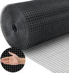 48" X 100' Black Vinyl Coated Hardware Cloth - 19 Gauge Poultry Fence. Fixed Price $150.99.