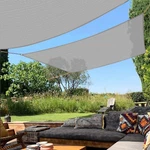 Sun Shade Sail Gray Rectangle Canopy Awning Cover Outdoor Yard Patio Garden Pool. Fixed Price $159.89.