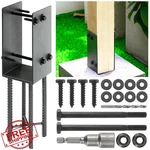 Wowace 4" U-shape Post Holder Anchor, Dark Gray Fence/deck Bracket. Fixed Price $70.99.
