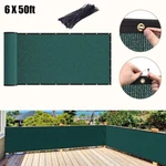 6 X 50FT Privacy Fence Cover Screen Fencing Mesh Shade Net For Garden Yard. Fixed Price $41.99.