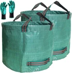 Garden Bags Yard Waste With Coated Gloves Large 2-PACK 137 Gallon Tespher. Fixed Price $43.16.