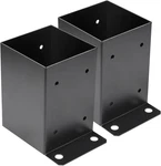 4 Post 2 Pcs,inner Size 3.6"X3.6"DECK Base,heavy Duty Metal Black. Fixed Price $36.19.