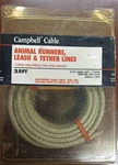 Campbell Cable Animal Runner,leash, Tether Line 25FT 597-7020. Fixed Price $7.00.