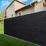 Shademart 4' X 9' Fence Privacy Screen Black Heavy Duty 170 Gsm Fencing Mesh. Fixed Price $35.92.