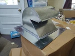 Master Flow 10" Roof Goose Neck Vent Exhaust Cap Durable Galvanized Steel Screen. Fixed Price $24.00.