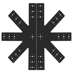 Pcs 24X13.5 Gable Plate Pergola Truss Roof Connector Heavy Duty 12 Pitch. Fixed Price $128.27.
