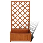Planter Raised Flower Bed Trellis Patio Pot Solid Wood Vidaxl. Fixed Price $83.99.
