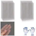 Yukkoeoq 8 Pcs 13X9 (33CMX23CM) 20 304 Stainless Mesh, Silver Gray. Fixed Price $20.08.