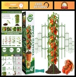 Pack Adjustable Tomato Cages 48IN - Garden Trellis Plant Support For Vegetable. Fixed Price $66.59.
