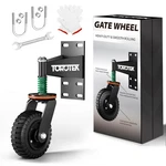 Torotek Gate Fence Wheels For Wooden 6INCH, 500LB Black. Fixed Price $71.17.
