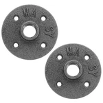 Pack Industrial Iron Floor Flange 1/2 Inch Wall Mount Pipe Fittings Black. Fixed Price $13.52.
