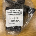 Westbury Stair Crossover Adaptor 176023TBK Black Aluminum 2" Post. Fixed Price $29.25.