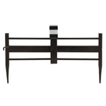 Sunjoy Cromwell Solar Garden Border Fencing Brown (5PK). Fixed Price $105.98.