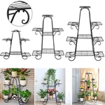 Metal Plant Stand Garden Patio Flower Rack Outdoor Indoor 3-SIZE Wrought Iron Us. Fixed Price $42.91.