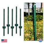 3FT Green Metal Fence Posts (5-PACK) For 24" Garden Welded Wire Fencing. Fixed Price $66.97.