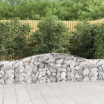 Vidaxl Arched Gabion Basket 157.5"X11.8"X23.6"/31.5" Galvanized Iron. Fixed Price $266.99.
