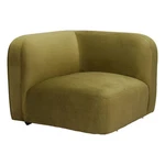 Zuo Modern Biak Corner Chair, Green - 109996. Fixed Price $1059.99.