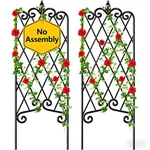 Amagabeli Garden Trellis For Climbing Plants 47 X 16 Rustproof Black Iron P.... Fixed Price $58.47.