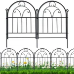 Garden Fence, 11FT(L) X 21IN(H) 10 Pack Rustproof Metal No Dig Panels, .... Fixed Price $42.27.