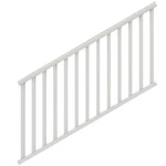 Stair Railing Kit Traditional Veranda Durable Handrail Vinyl Porch Deck, White. Fixed Price $79.43.