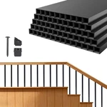 125 Pack Deck Balusters, 3/4 Square X 26 Long Aluminum Railing Spindles, H. Fixed Price $211.77.