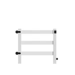 3-RAIL Post And 5 Ft. X 4 White Vinyl Drive Gate Kit Fence. Fixed Price $450.41.