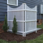 2 Panels No Dig Enclo Huntersville Vinyl Privacy Screen Air Conditioner Fence. Fixed Price $133.89.